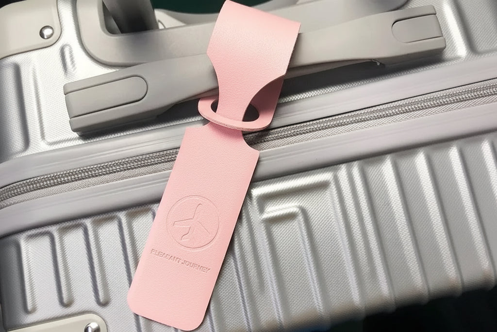 Minimal Silicone Luggage Tag – Travel Suitcase ID Tag
