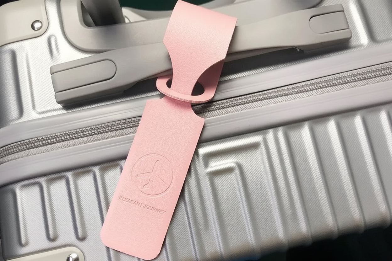 Minimal Silicone Luggage Tag – Travel Suitcase ID Tag