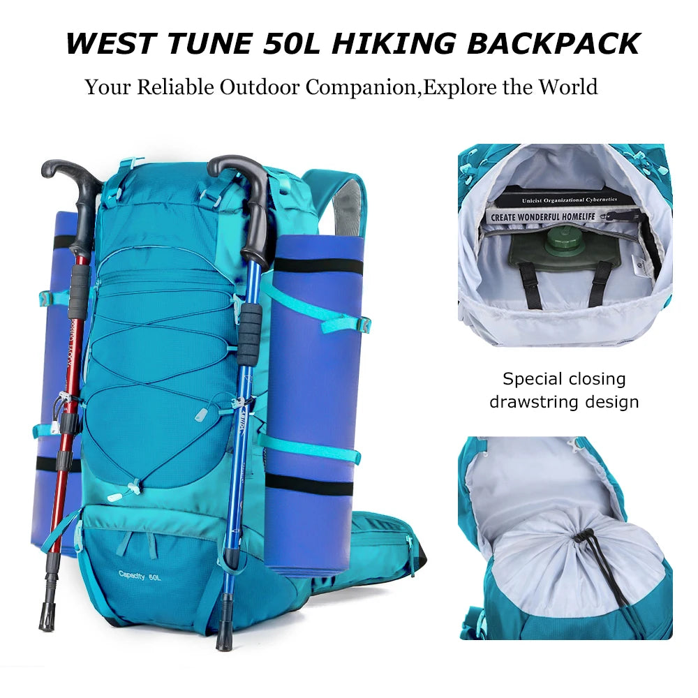 50L Adventure Travel Backpack