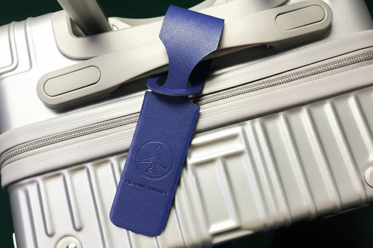 Minimal Silicone Luggage Tag – Travel Suitcase ID Tag