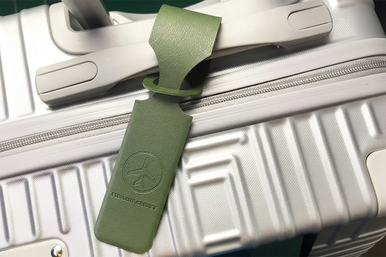 Minimal Silicone Luggage Tag – Travel Suitcase ID Tag