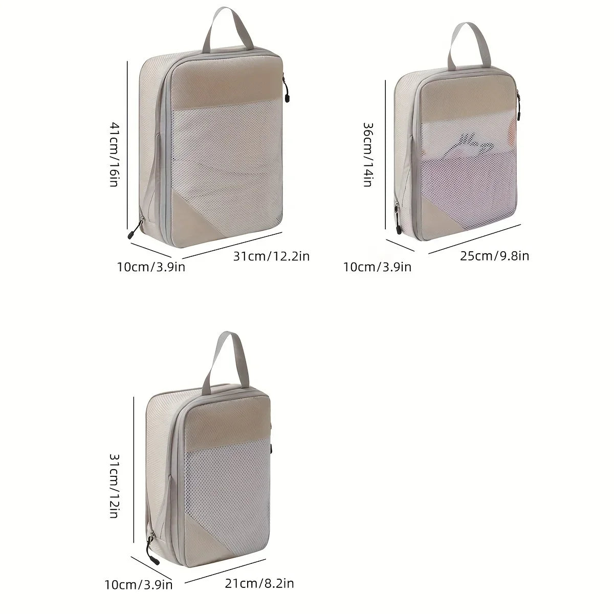 Compression Packing Cubes Set – Space-Saving Travel Organizers