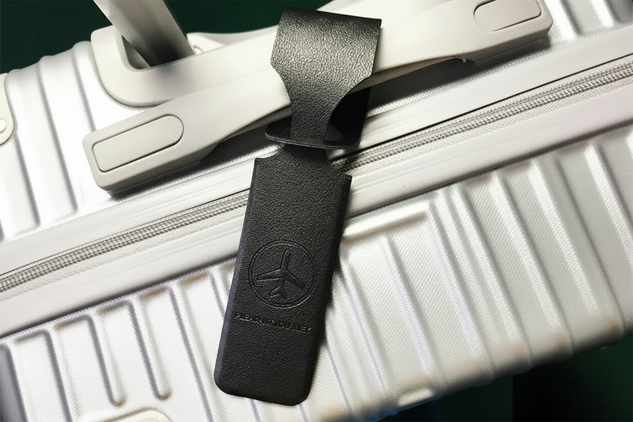 Minimal Silicone Luggage Tag – Travel Suitcase ID Tag